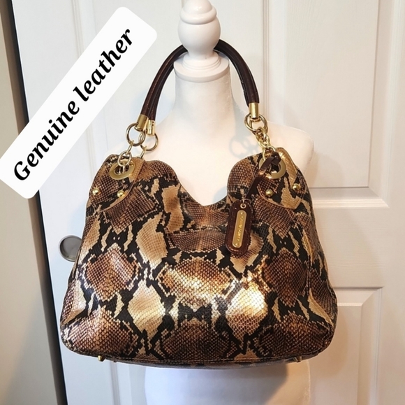 Handbags - CYNTHIA ROWLEY. SNAKE PRINT  SHOULDER PURSE   GENUINE LEATHER GORGEOUS